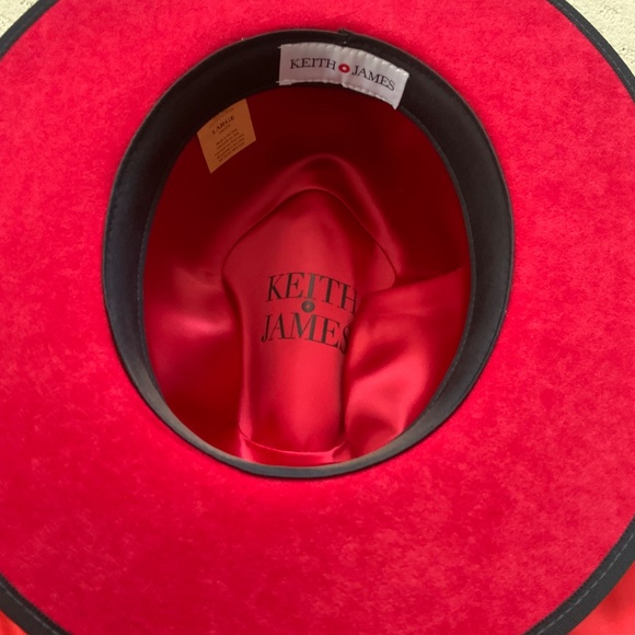 Keith & James Queen Hat (Large) Jet Black - Picture 4 of 6